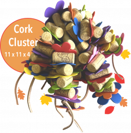 Cork Cluster! Maka Toys--For Medium to Larger Birds